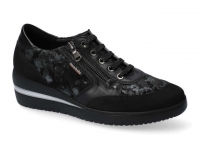 chaussure mobils lacets patrizia motif noir